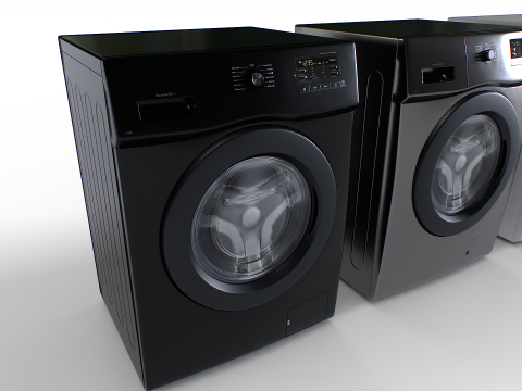 Washing Machine Set 2 Model 3D