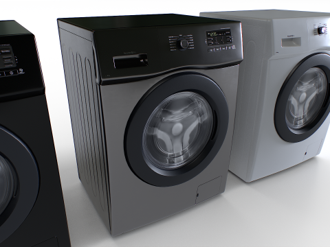 Washing Machine Set 2 Model 3D