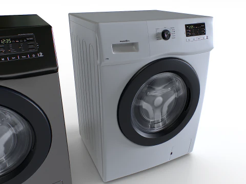 Washing Machine Set 2 3D Model