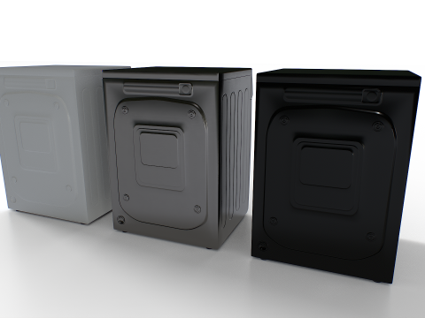 Washing Machine Set 2 Model 3D