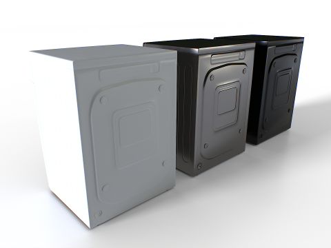 Washing Machine Set 2 Model 3D