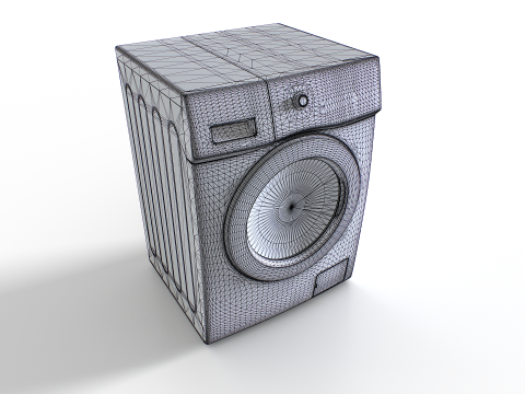 Washing Machine Set 2 Model 3D