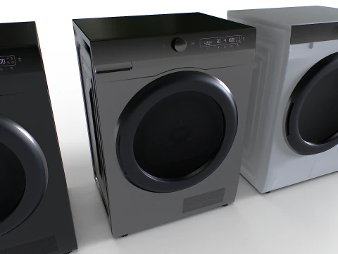 Washing Machine Set 3 3D Model