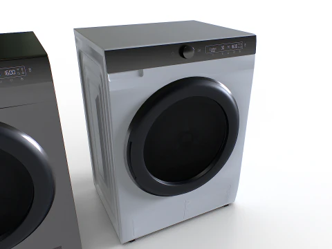 Washing Machine Set 3 3D Model