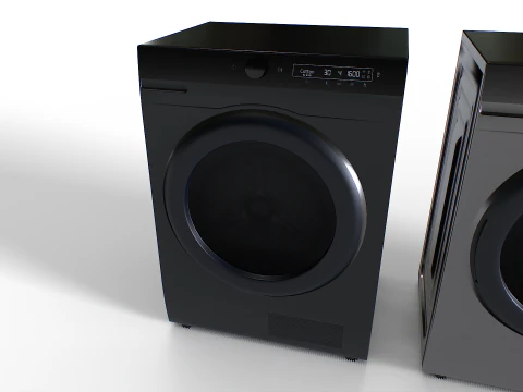 Washing Machine Set 3 3D Model