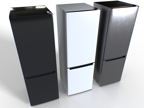 Fridge set Modelo 3D