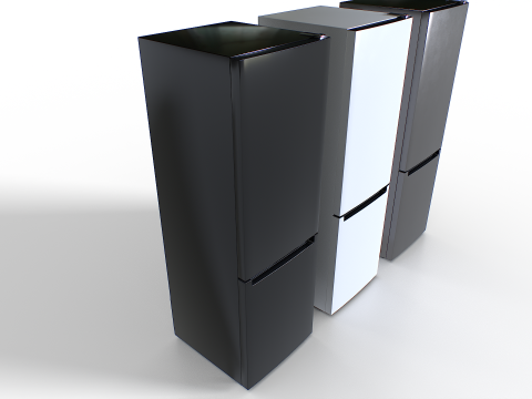 Fridge set 3D Modell