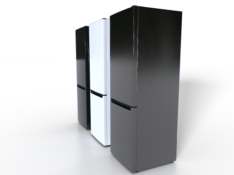 Fridge set 3D Modell