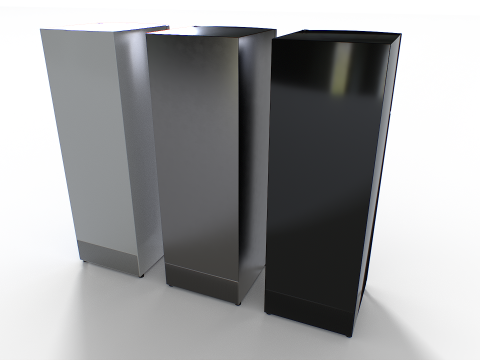 Fridge set 2 3D Model