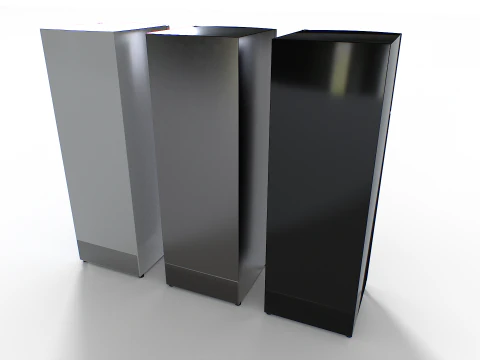 Fridge set 2 3D Model