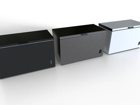 Zestaw zamrażarki 2 Model 3D