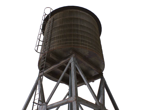 Old water tower 3D Model