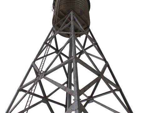 Old water tower 3D Model