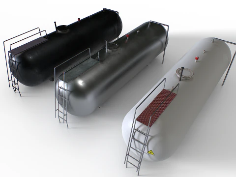 Metal tank 3D Model