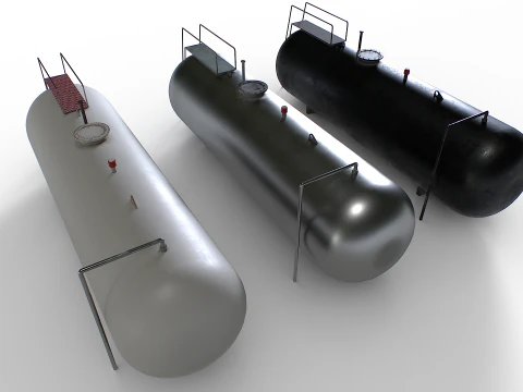 Metal tank 3D Model