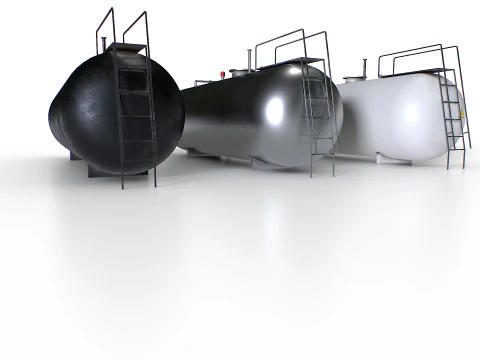 Metal tank 3D Model