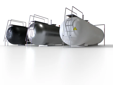Metal tank 3D Model