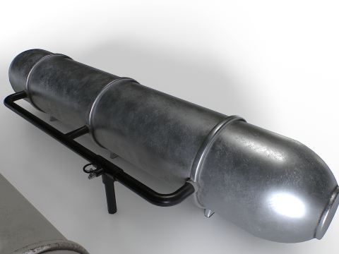 Industrial Storage Tanks 3D Model