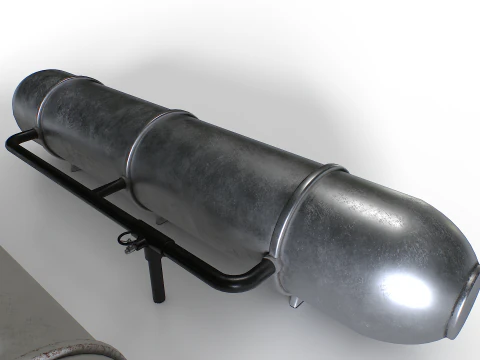 Industrial Storage Tanks 3D Model