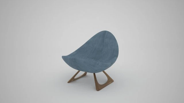 soft chair 3D Model .c4d .max .obj .3ds .fbx .stl .blend