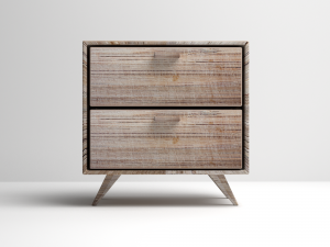 bedroom nightstand table wood 3D Model