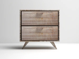 bedroom nightstand table wood 3D Model