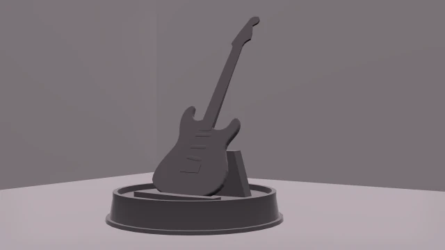bassguitarforprint 3D Print Model .c4d .max .obj .3ds .fbx .stl .blend 