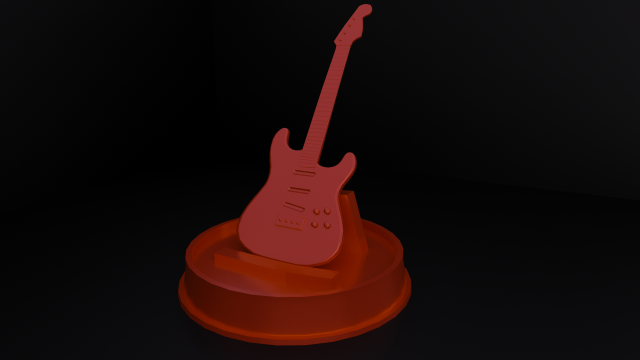 bass guitar for print high qual 3d print model Modelo de Impressão 3D .c4d .max .obj .3ds .fbx .stl .blend 