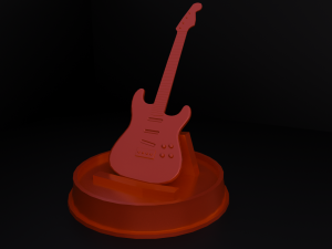 bass guitar for print high qual 3d print model 3D प्रिंट मॉडल