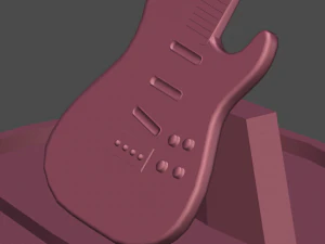 bass guitar for print high qual 3d print model 3D Print Model