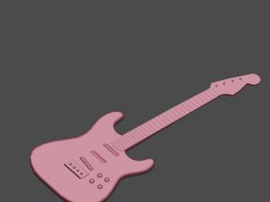 bass guitar for print high qual 3d print model Modelo de Impressão 3D