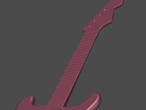 bass guitar for print high qual 3d print model Modelo de Impressão 3D