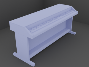 piano 3D प्रिंट मॉडल