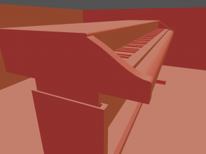 piano 3D 打印模型