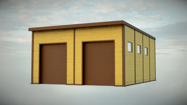 Garasi Model 3D .c4d .max .obj .3ds .fbx .stl .blend 