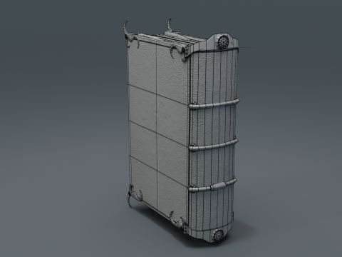 Book of Alchemy Low-poly Modèle 3D