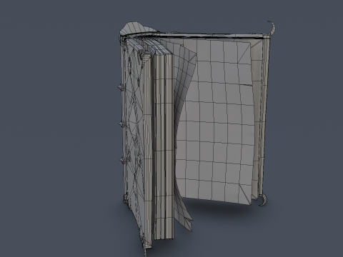 Book of Alchemy Low-poly Modèle 3D