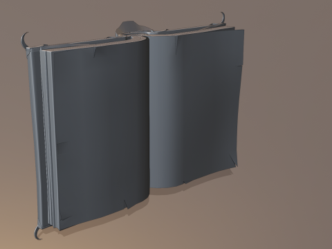 Book of Alchemy Low-poly Modèle 3D