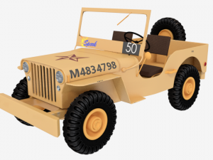 willys jeep 3D 모델