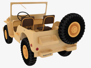 willys jeep 3D Model