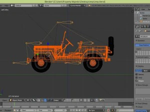 willys jeep 3D Model