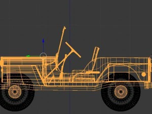 willys jeep 3D Model