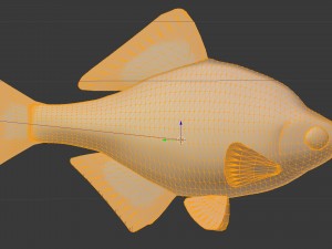 Russian fish gorchak Model 3D
