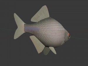 Russian fish gorchak Model 3D