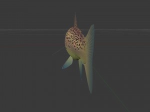 Brown trout fish koomja 3D Model