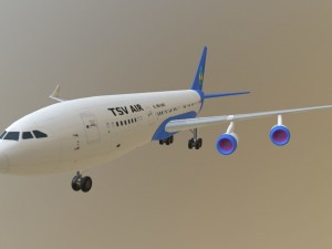 Aircraft il-96-300 3D Model