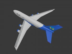 Aeronave Il-96-300 Modelo 3D