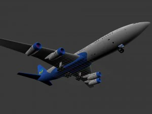 Aeronave Il-96-300 Modelo 3D