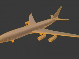 Aeronave Il-96-300 Modelo 3D