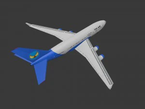 Aeronave Il-96-300 Modelo 3D